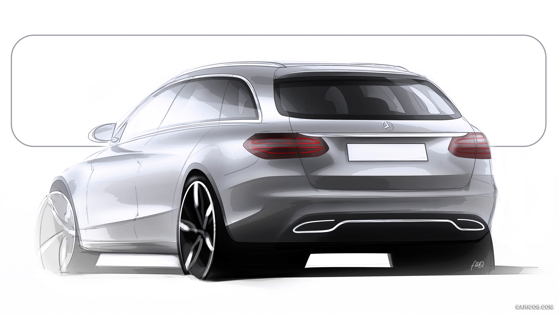 2015 Mercedes-Benz C-Class Estate  - Design Sketch, #80 of 173