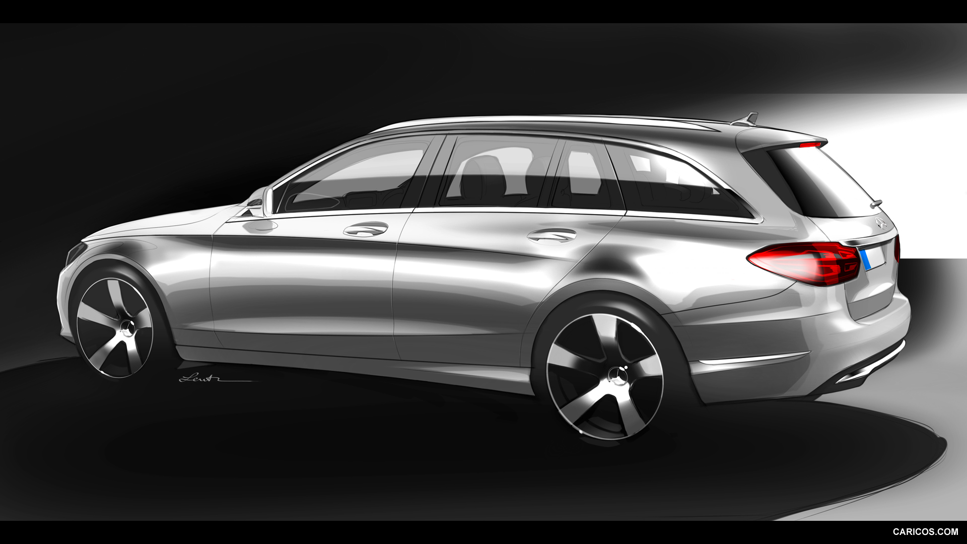 2015 Mercedes-Benz C-Class Estate  - Design Sketch, #81 of 173