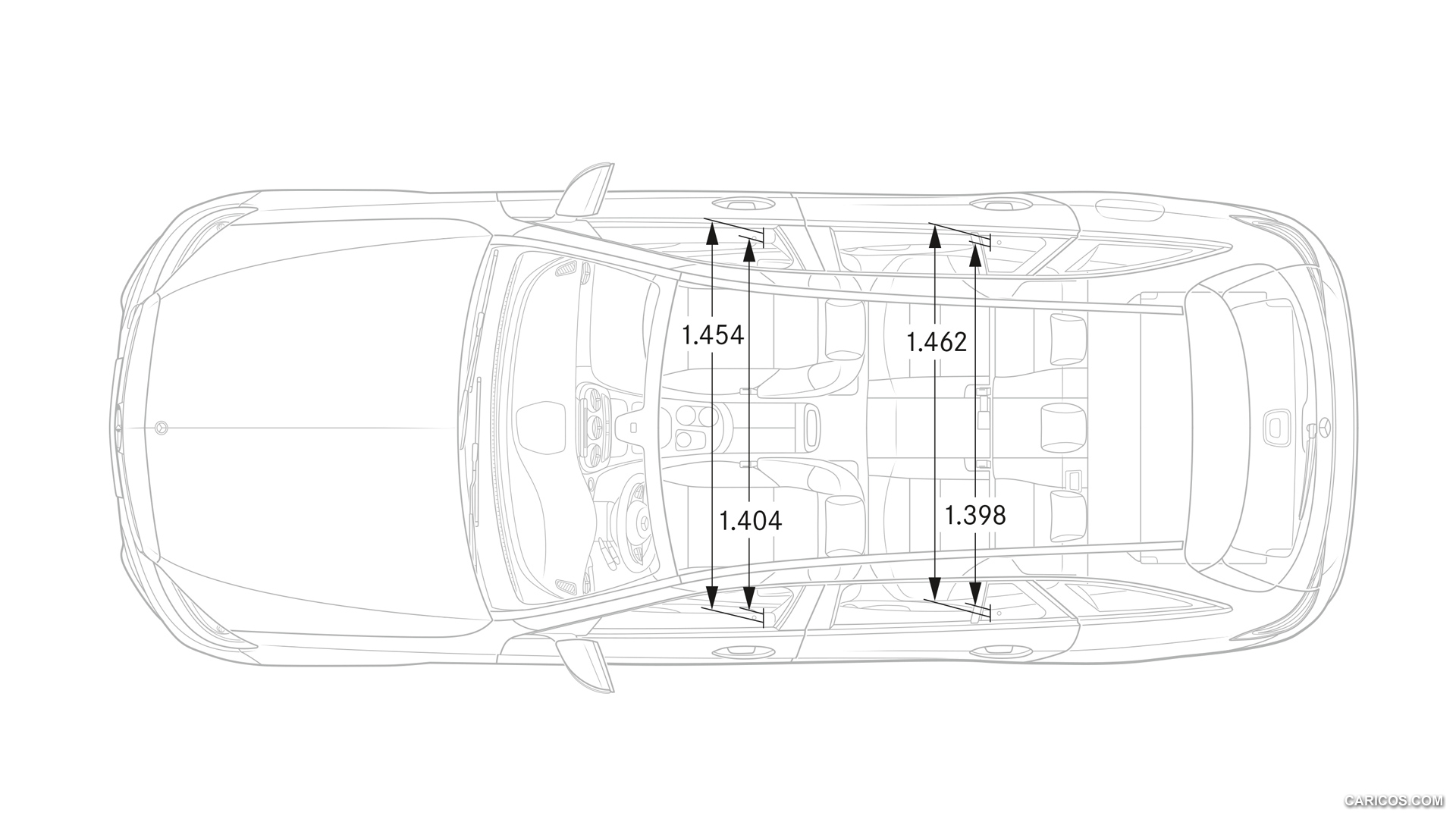 2015 Mercedes-Benz C-Class Estate  - Dimensions, #93 of 173