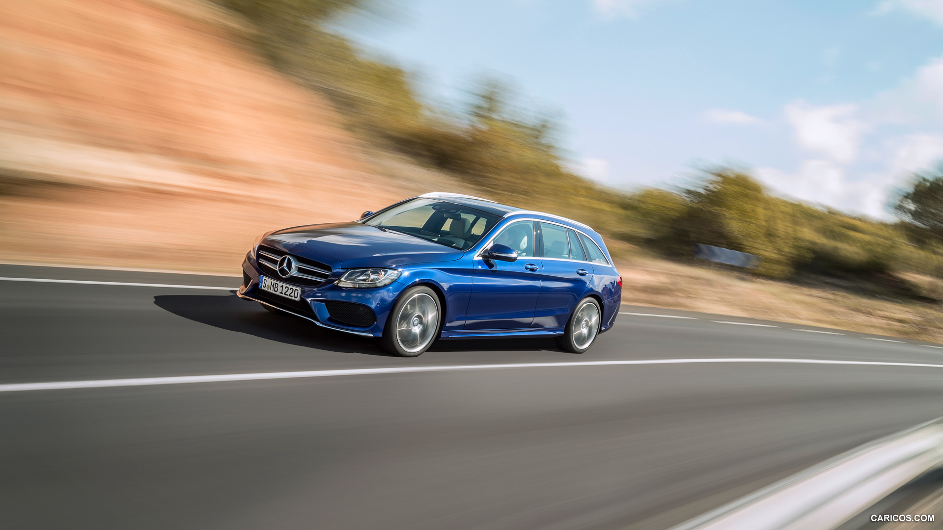 2015 Mercedes-Benz C-Class Estate C250 BlueTEC 4MATIC (AMG sports package) - Front, #54 of 173