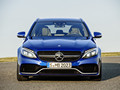2015 Mercedes-Benz C63 AMG Estate (Brilliant Blue Metallic) - Front