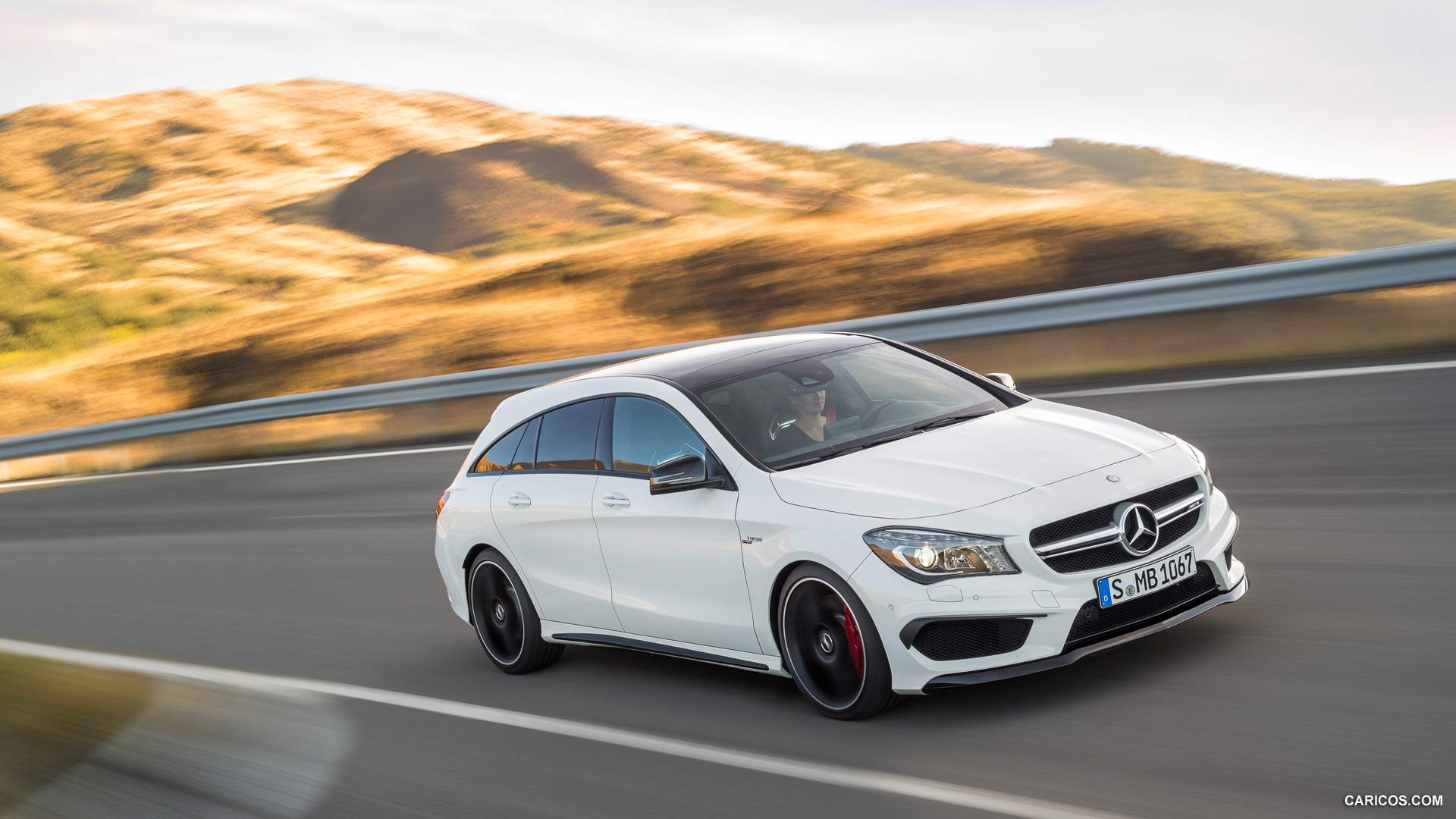 2015 Mercedes-Benz CLA 45 AMG Shooting Brake (Calcite White)  - Front, #5 of 70
