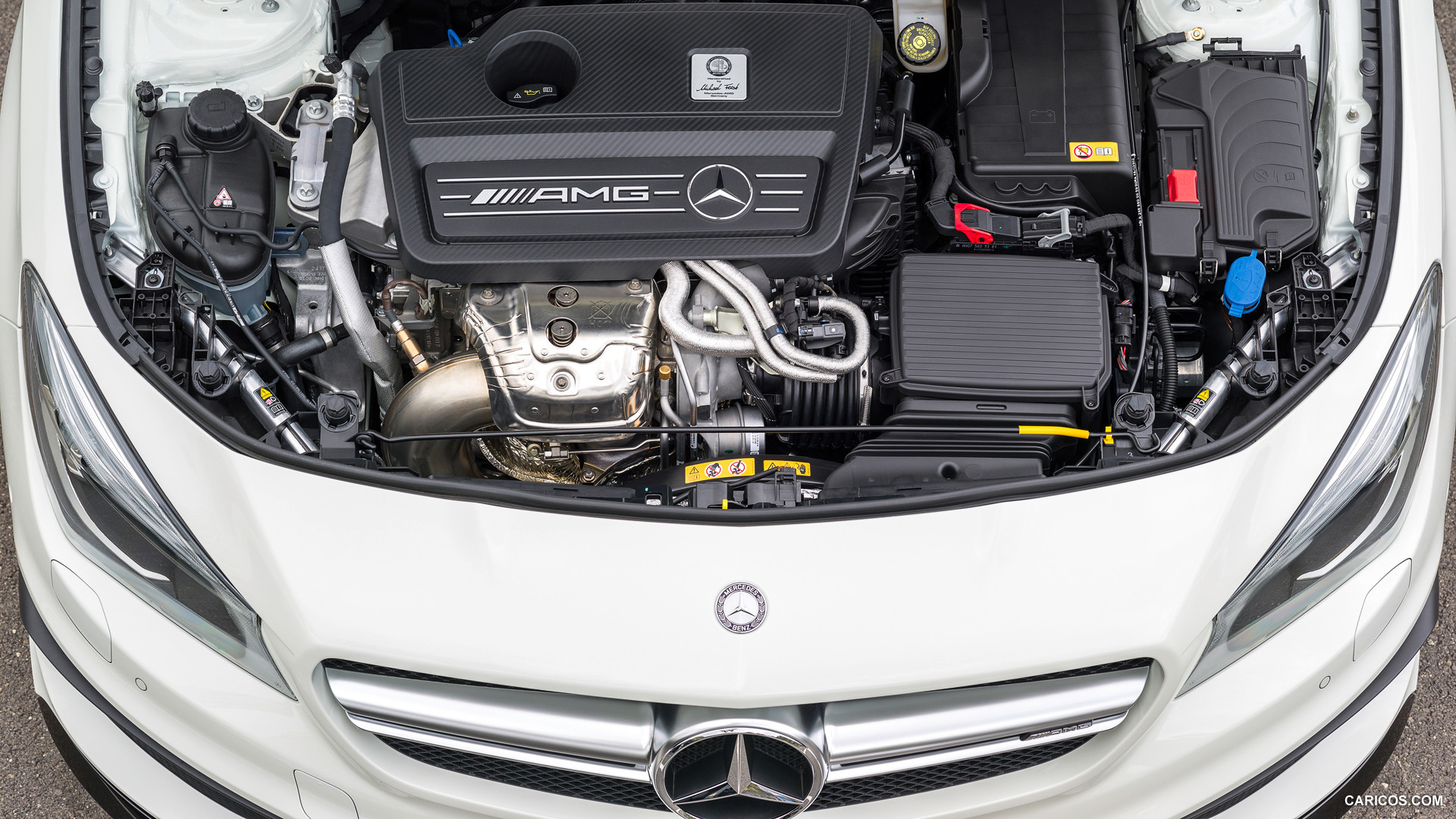 2015 Mercedes-Benz CLA 45 AMG Shooting Brake (Calcite White) - Engine, #9 of 70
