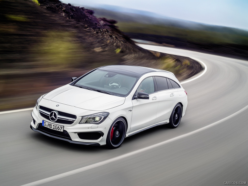 2015 Mercedes-Benz CLA 45 AMG Shooting Brake (Calcite White) - Front