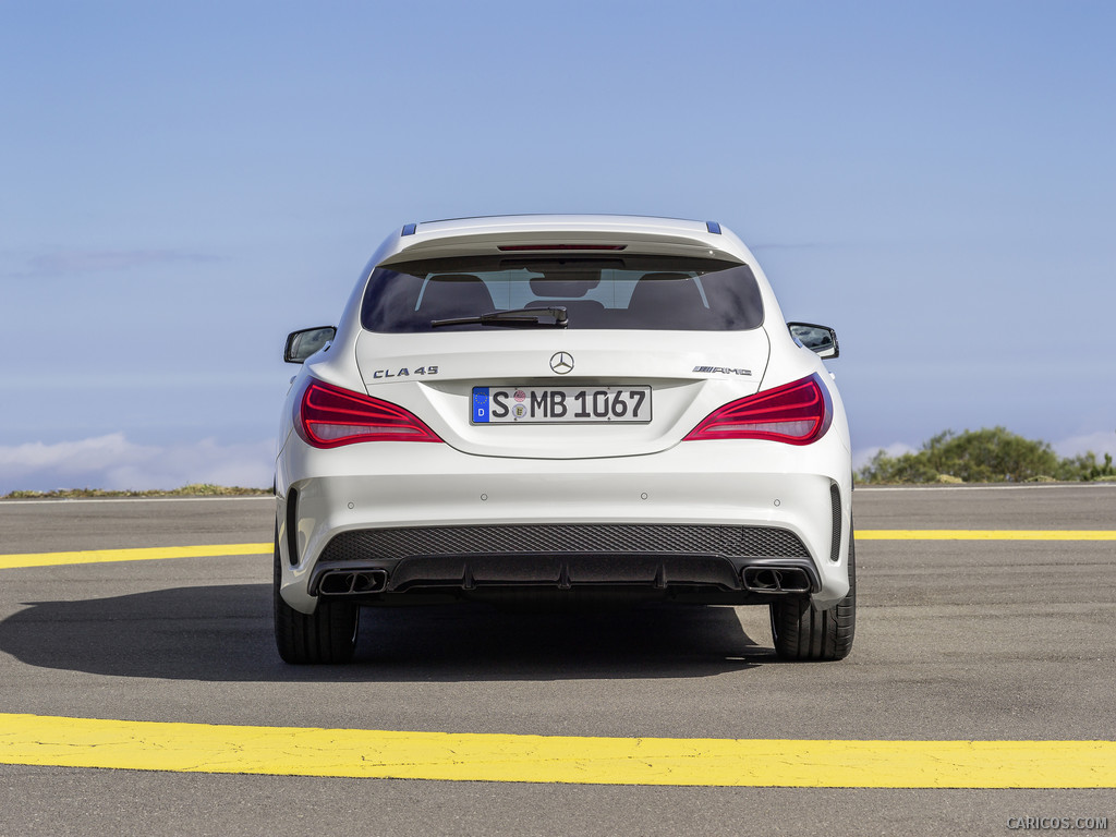 2015 Mercedes-Benz CLA 45 AMG Shooting Brake (Calcite White) - Rear