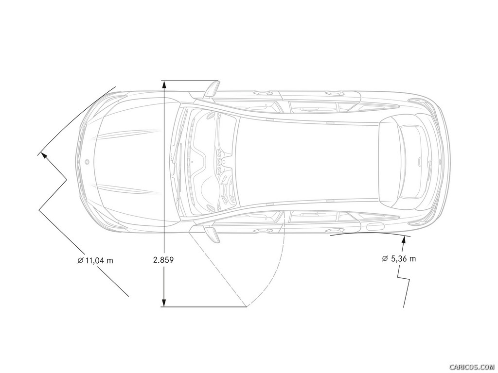 2015 Mercedes-Benz CLA 45 AMG Shooting Brake  - Dimensions