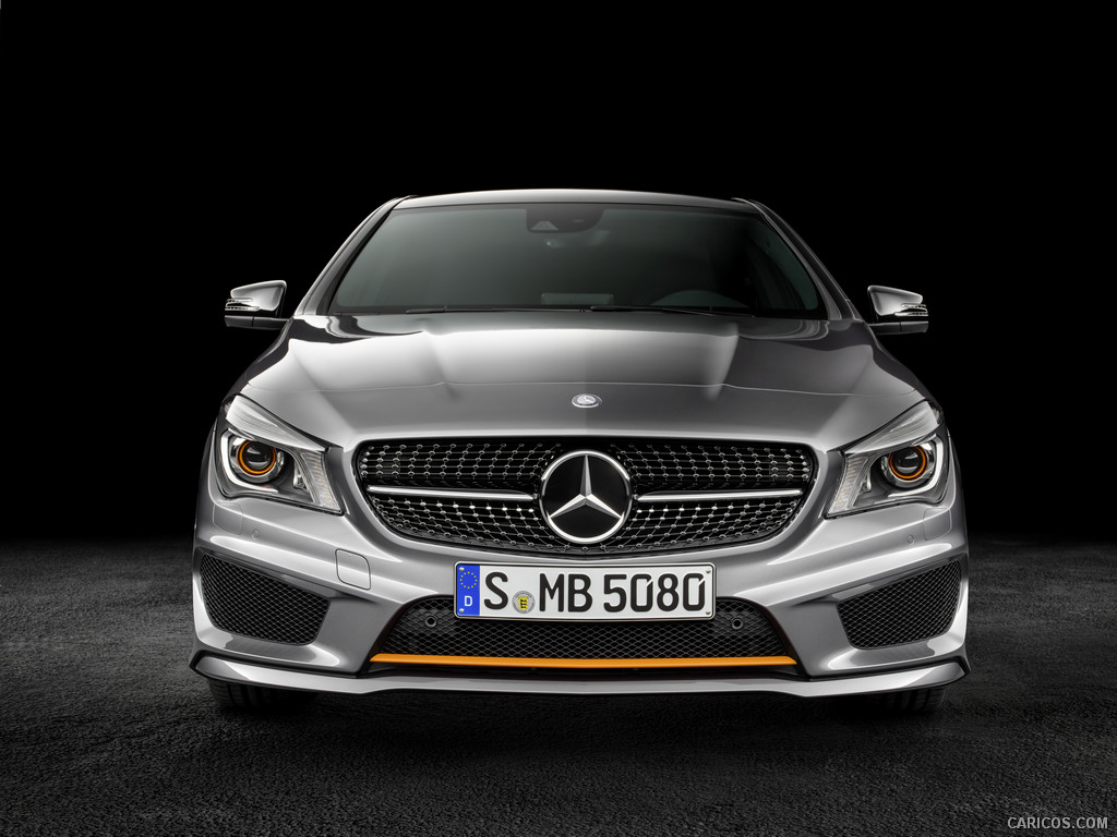 2015 Mercedes-Benz CLA-Class CLA 250 4MATIC Shooting Brake OrangeArt (Mountain Grey) - Front