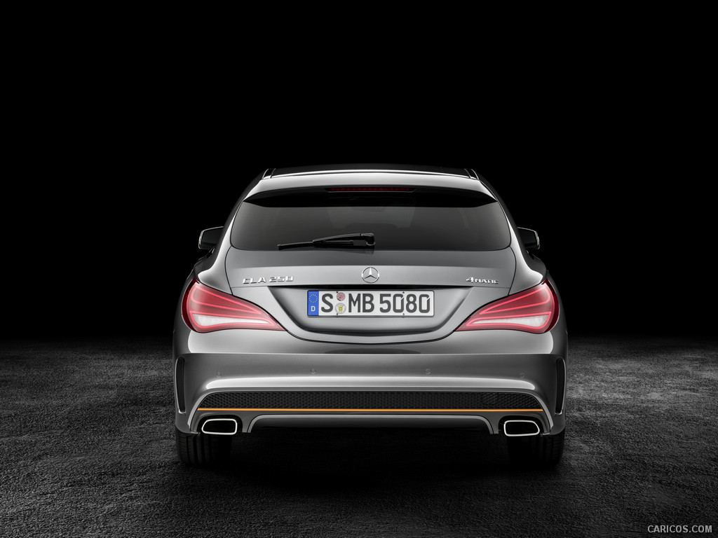 2015 Mercedes-Benz CLA-Class CLA 250 4MATIC Shooting Brake OrangeArt (Mountain Grey) - Rear