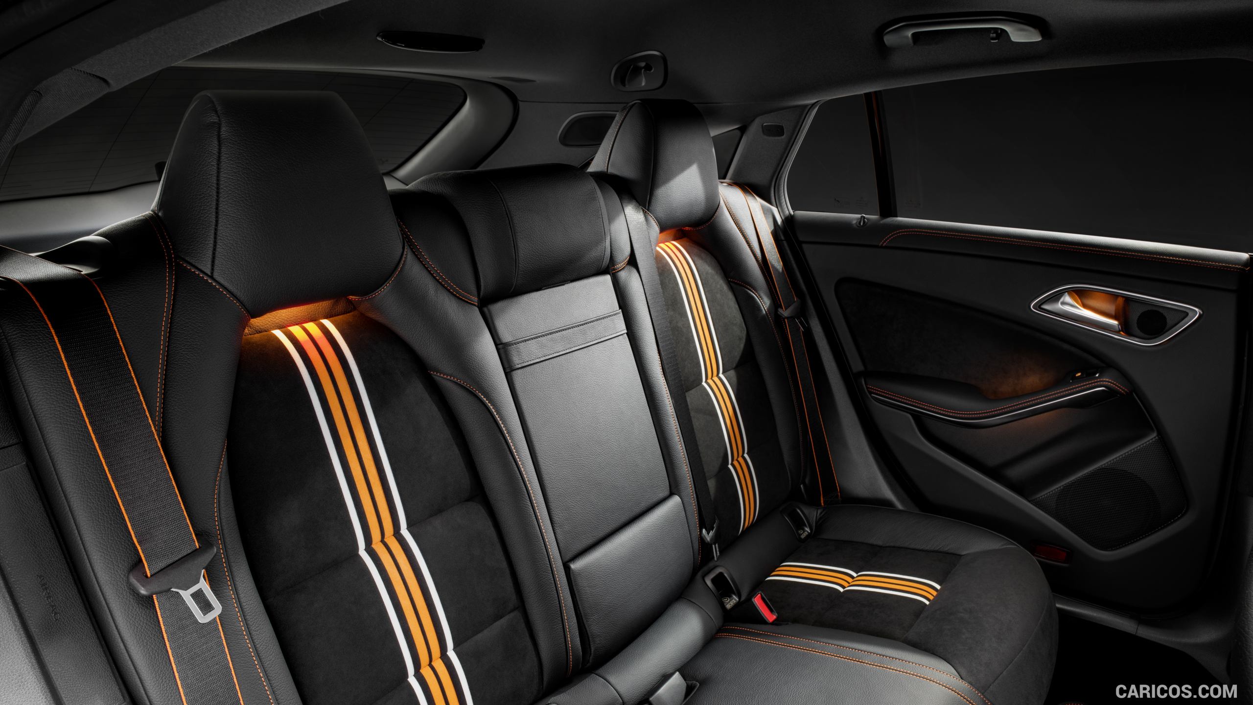 2015 Mercedes-Benz CLA-Class CLA 250 4MATIC Shooting Brake OrangeArt - Interior Rear Seats, #14 of 96