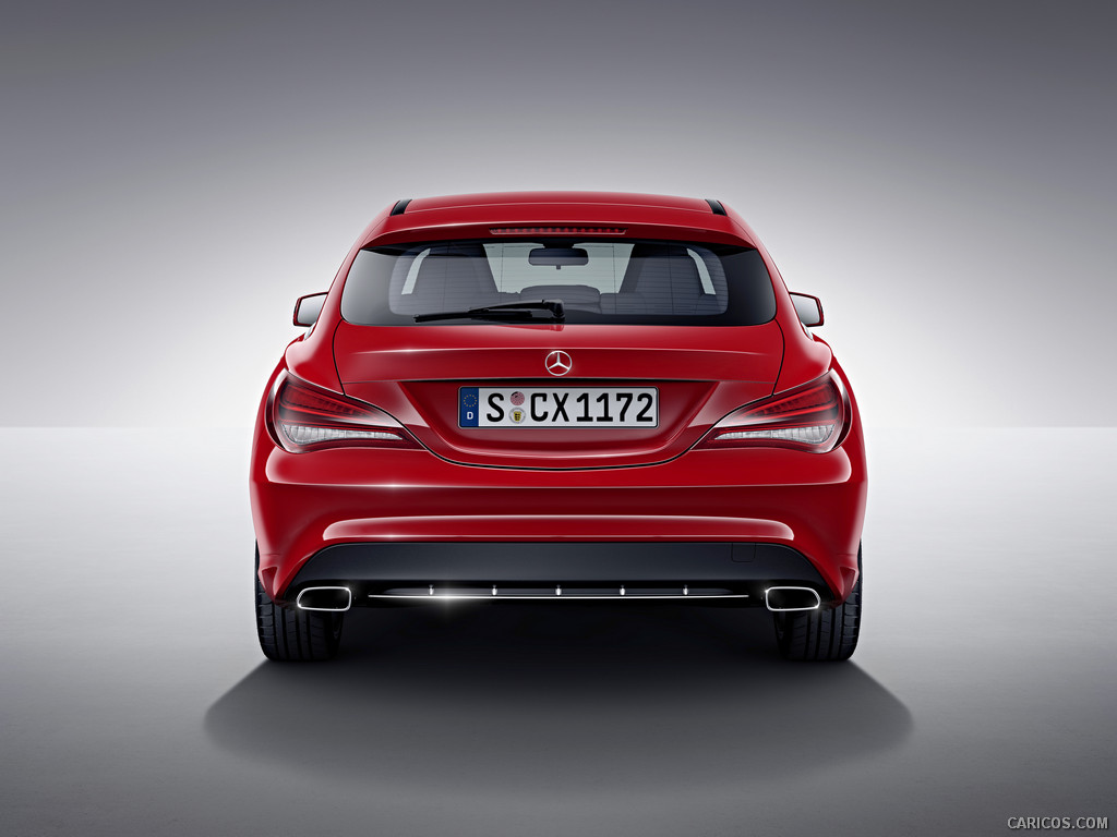 2015 Mercedes-Benz CLA-Class Shooting Brake (Jupiter Red) - Rear