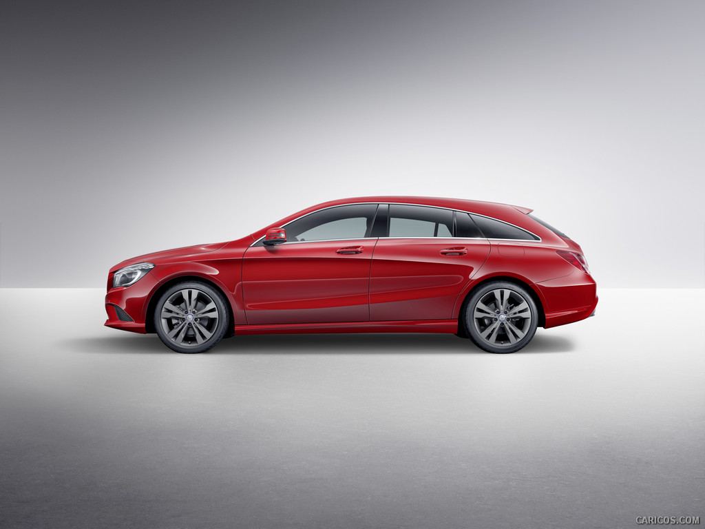 2015 Mercedes-Benz CLA-Class Shooting Brake (Jupiter Red) - Side