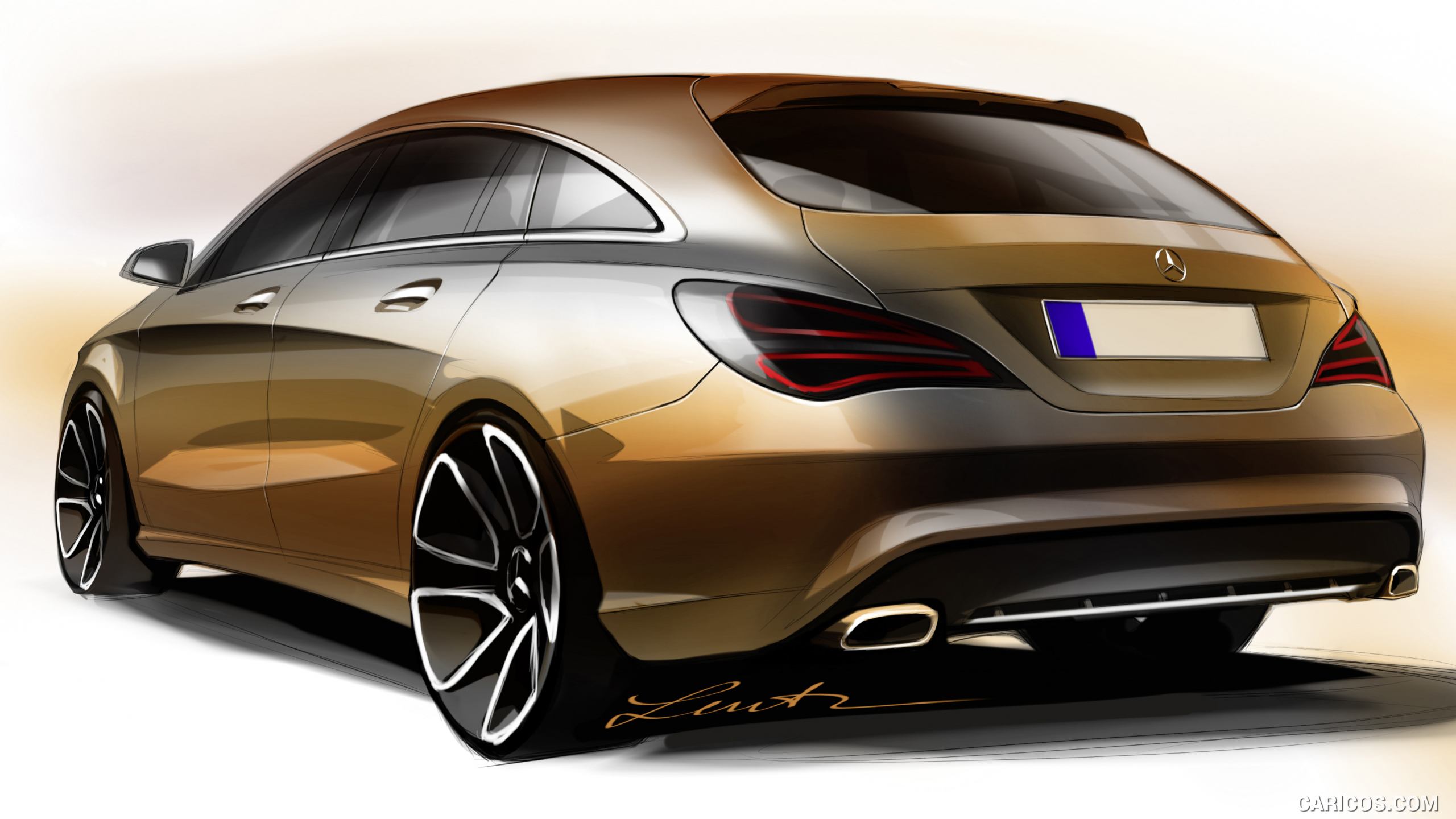 2015 Mercedes-Benz CLA-Class Shooting Brake - Design Sketch, #53 of 96