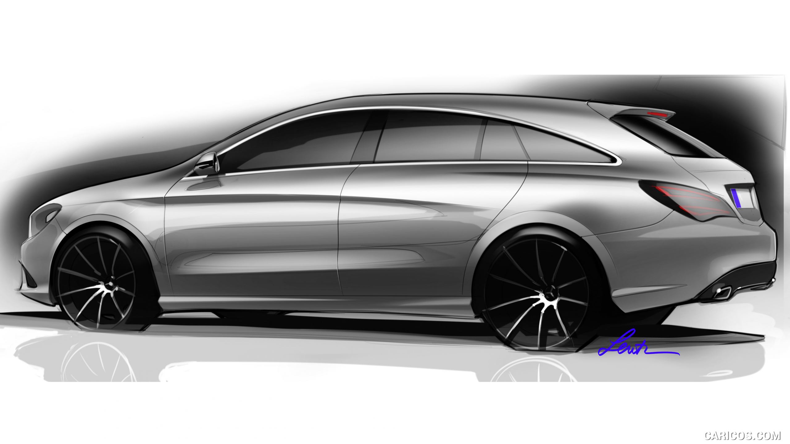 2015 Mercedes-Benz CLA-Class Shooting Brake - Design Sketch, #55 of 96