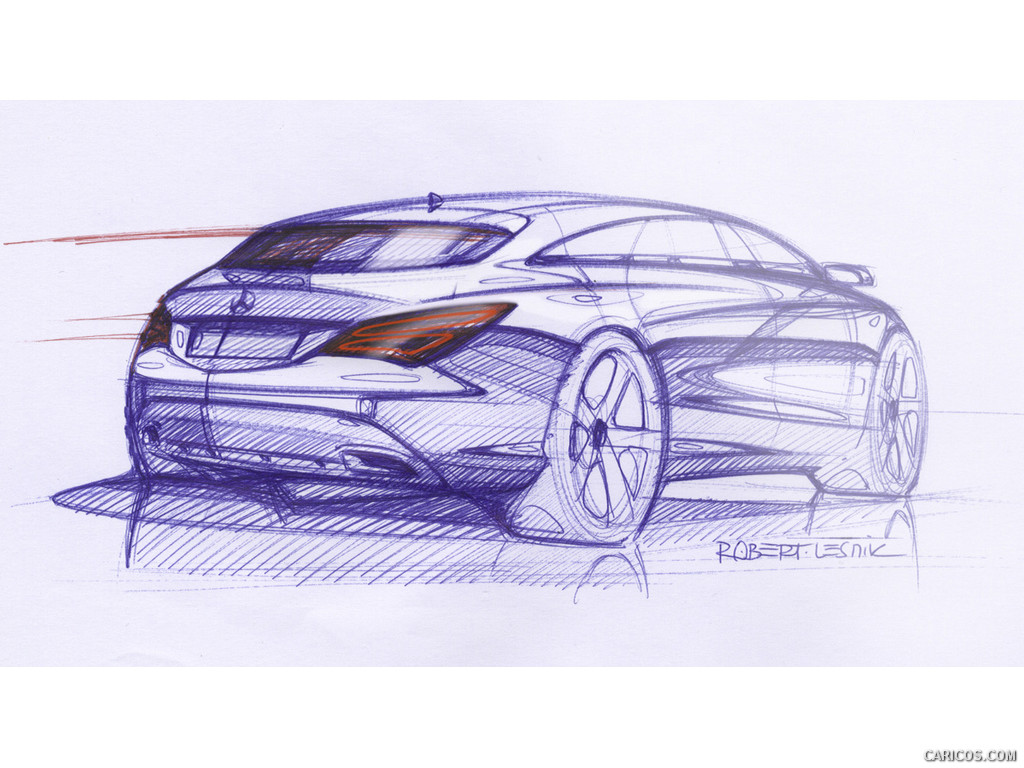 2015 Mercedes-Benz CLA-Class Shooting Brake - Design Sketch