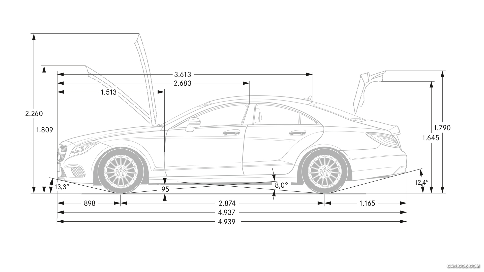 2015 Mercedes-Benz CLS-Class  - Dimensions, #57 of 94