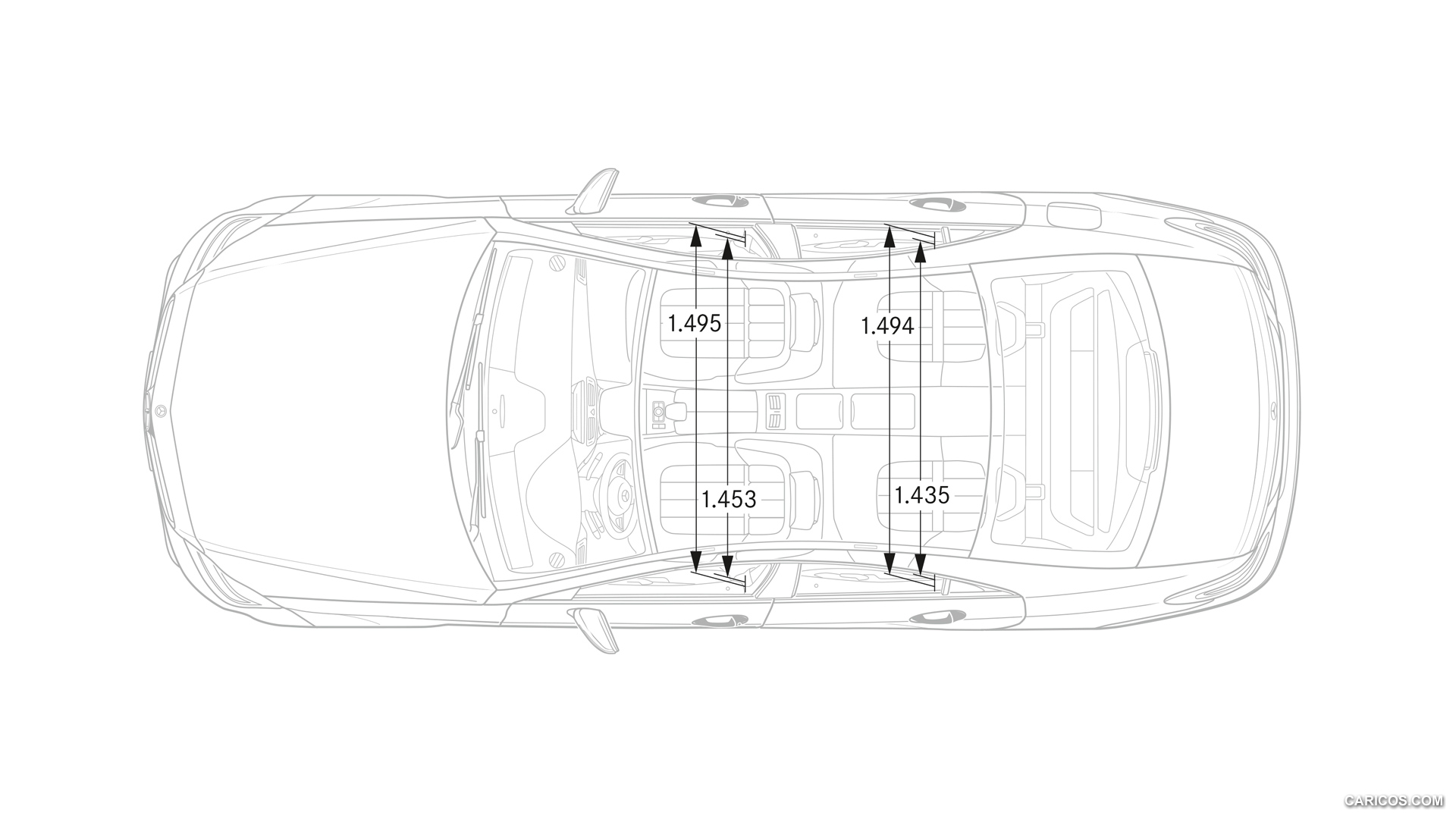2015 Mercedes-Benz CLS-Class  - Dimensions, #58 of 94