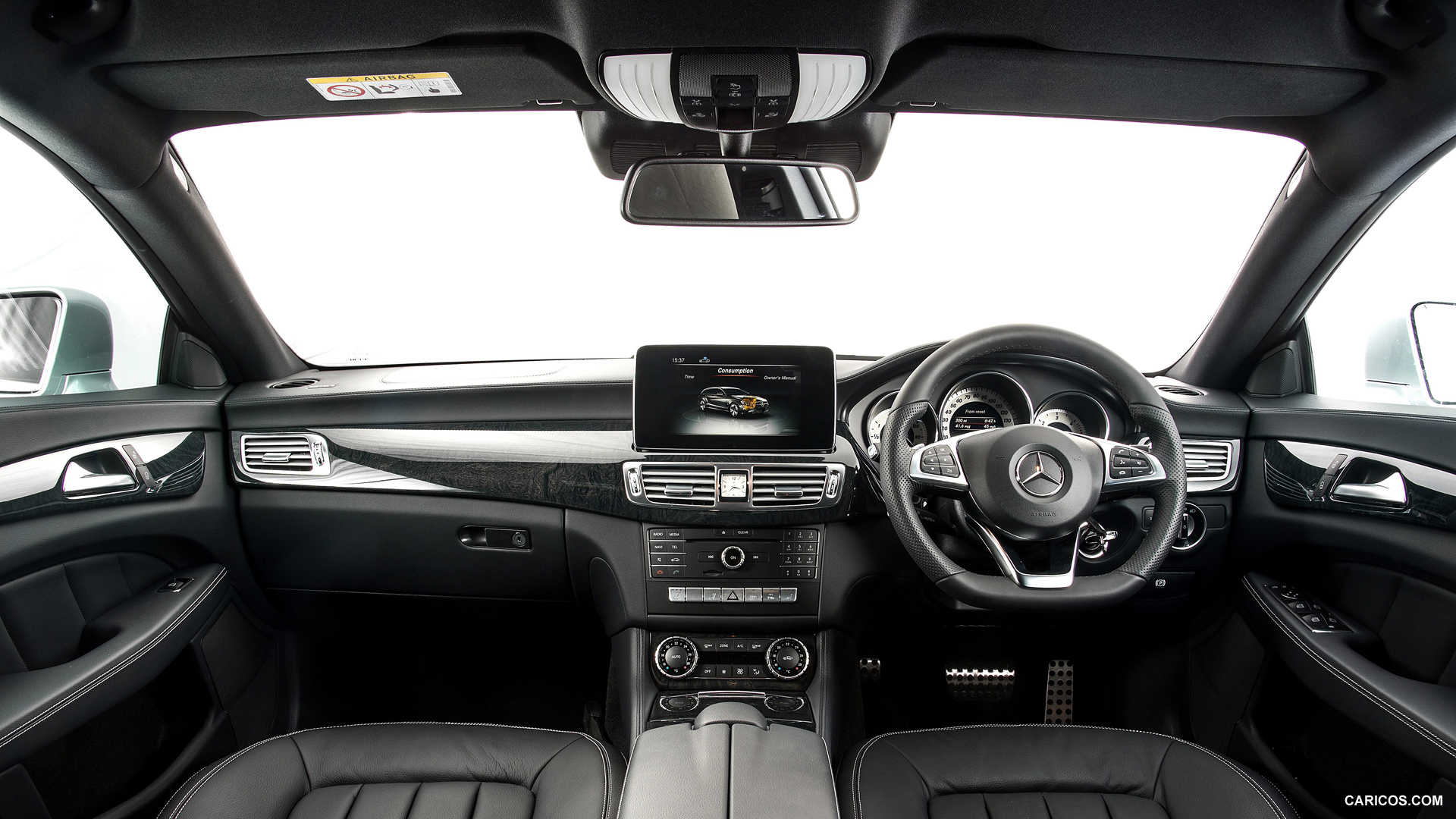 2015 Mercedes-Benz CLS-Class CLS 350 BlueTEC Shooting Brake (UK-Spec)  - Interior, #47 of 87
