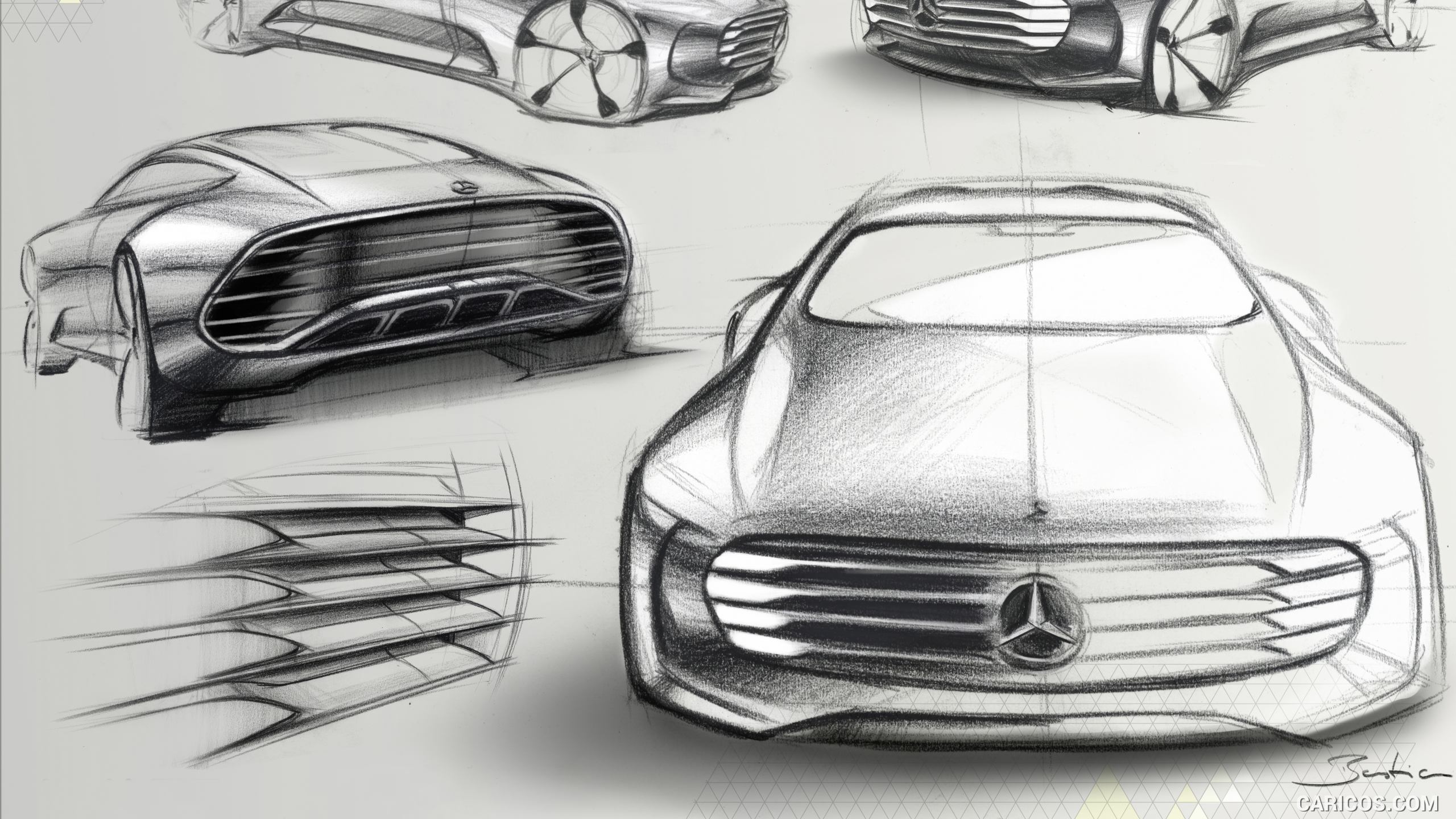 2015 Mercedes-Benz Concept IAA (Intelligent Aerodynamic Automobile) - Design Sketch, #46 of 49