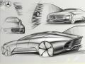 2015 Mercedes-Benz Concept IAA (Intelligent Aerodynamic Automobile) - Design Sketch