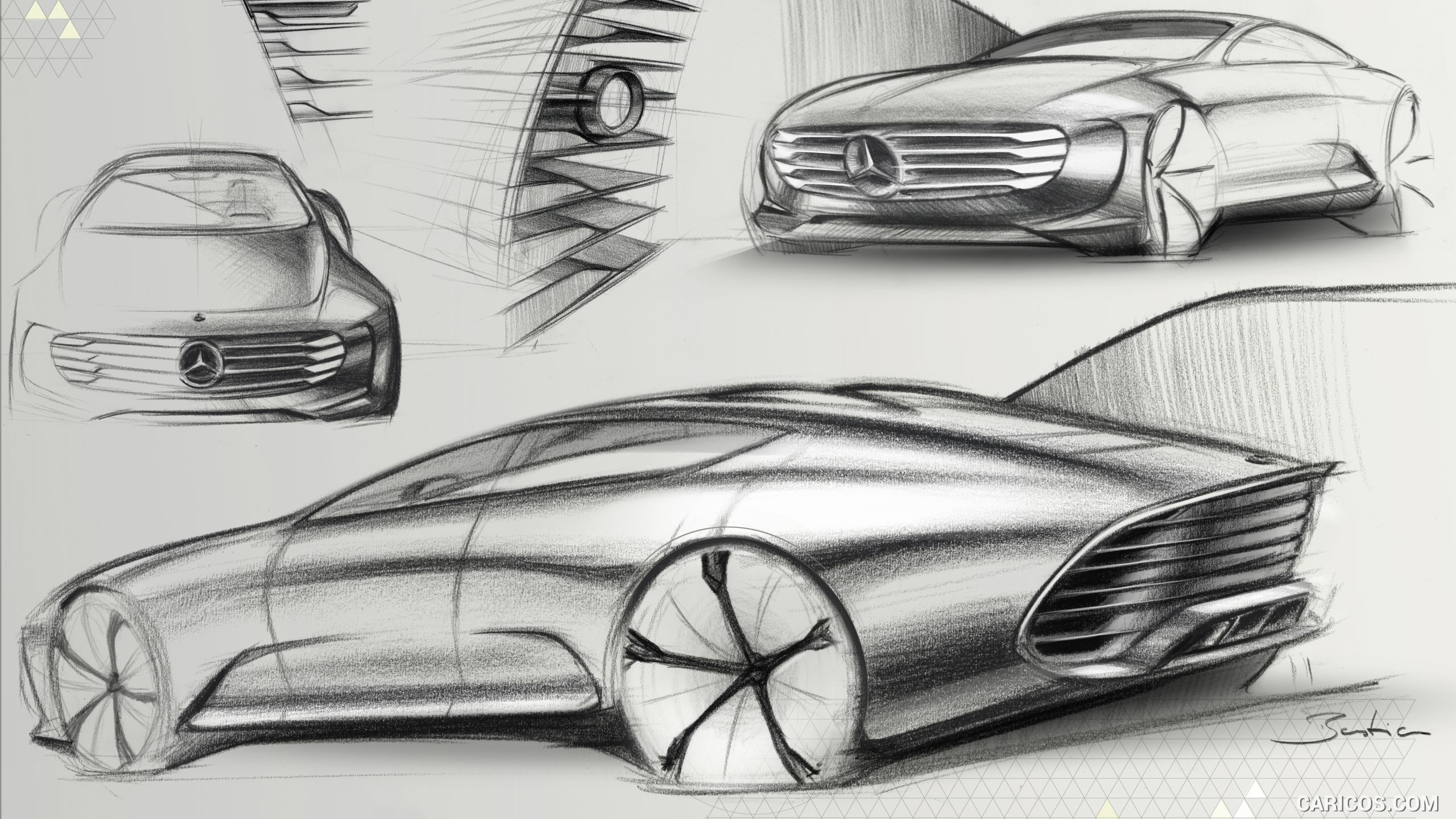 2015 Mercedes-Benz Concept IAA (Intelligent Aerodynamic Automobile) - Design Sketch, #47 of 49
