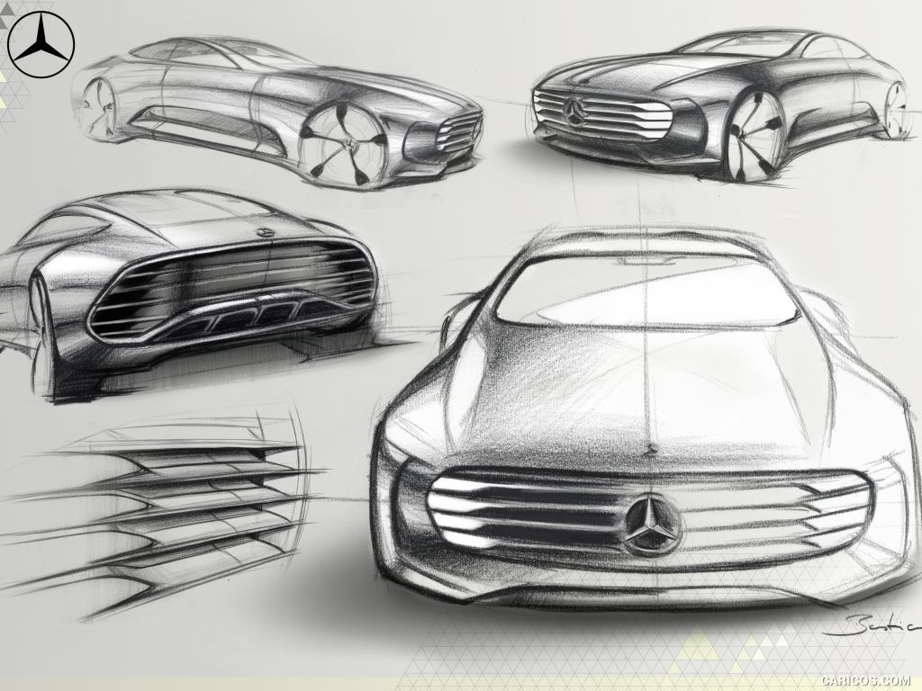 2015 Mercedes-Benz Concept IAA (Intelligent Aerodynamic Automobile) - Design Sketch