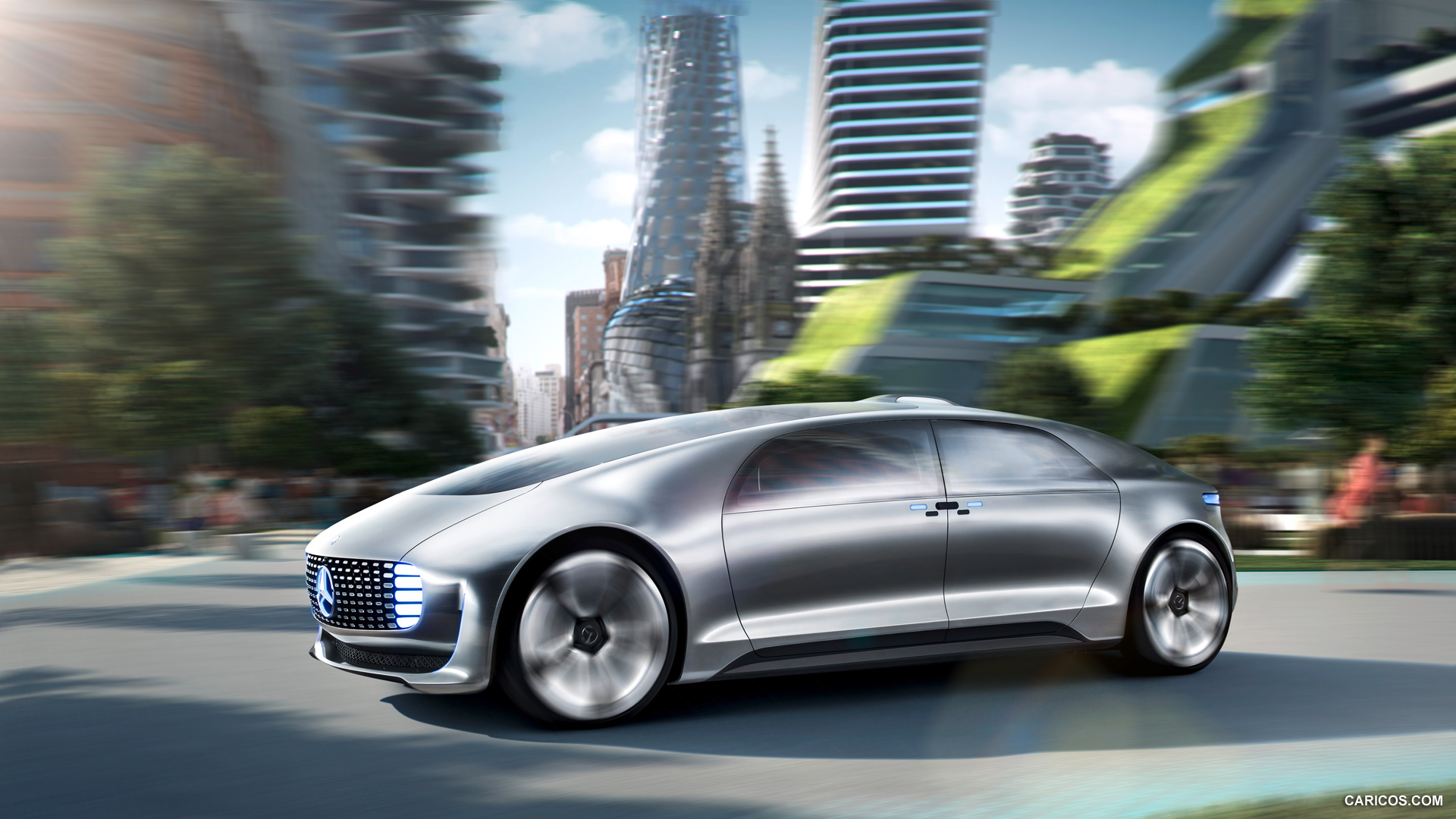 2015 Mercedes-Benz F 015 Luxury in Motion Concept  - Side, #3 of 92