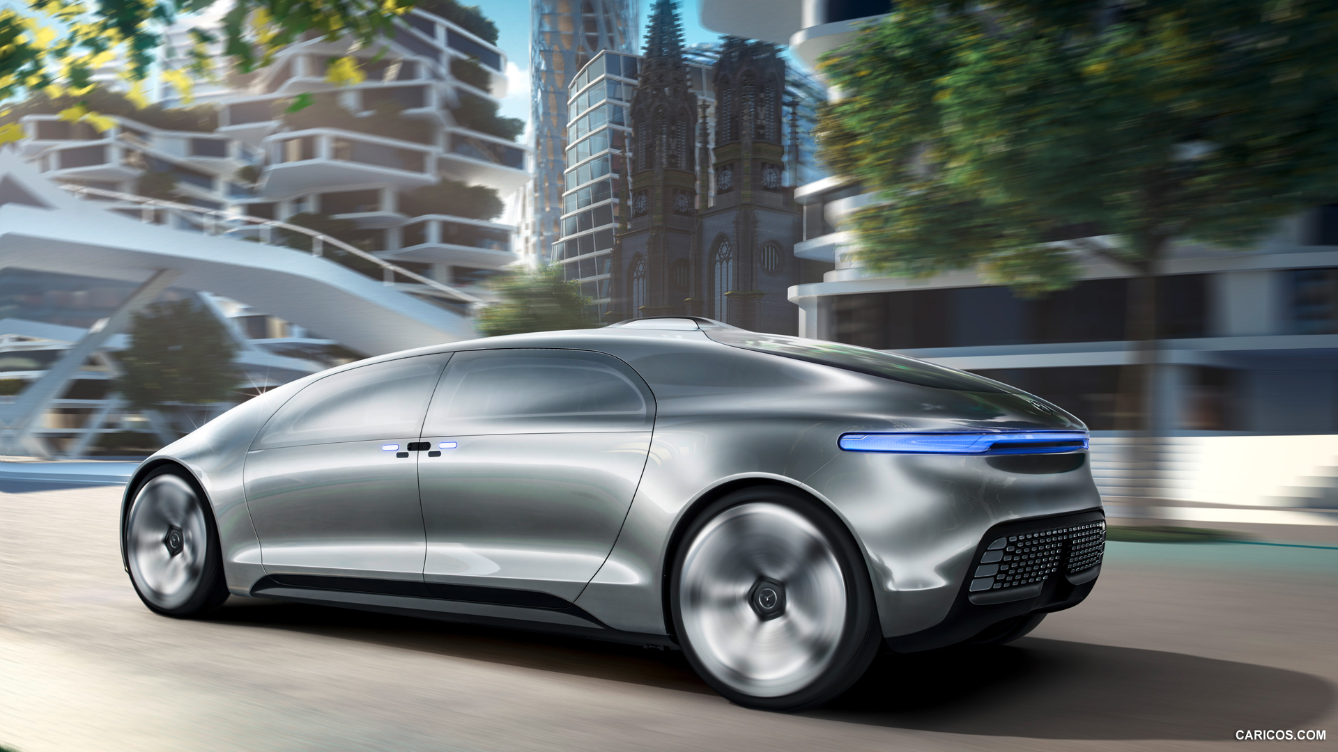 2015 Mercedes-Benz F 015 Luxury in Motion Concept  - Side, #4 of 92