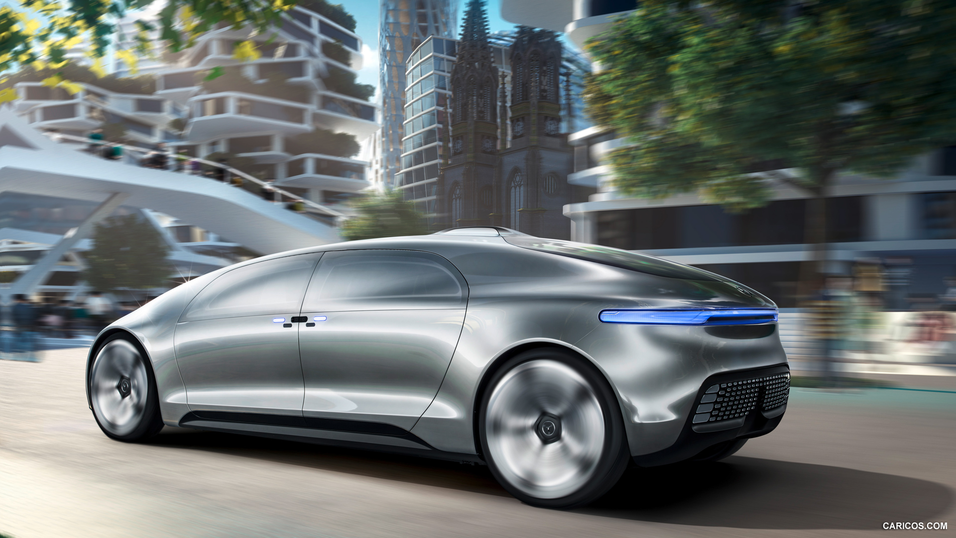 2015 Mercedes-Benz F 015 Luxury in Motion Concept  - Side, #5 of 92