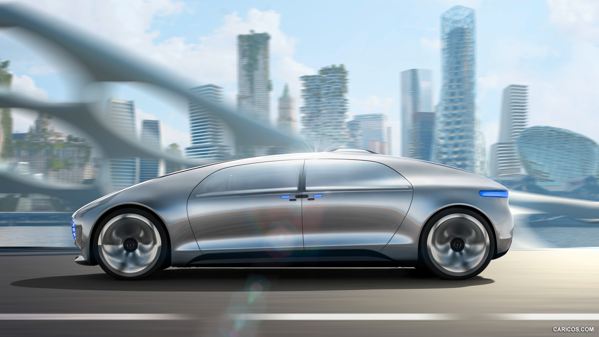 2015 Mercedes-Benz F 015 Luxury in Motion Concept  - Side, #6 of 92