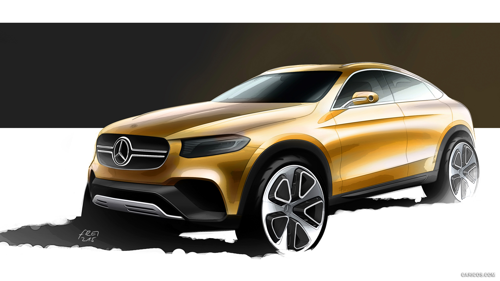 2015 Mercedes-Benz GLC Coupe Concept  - Design Sketch, #14 of 16