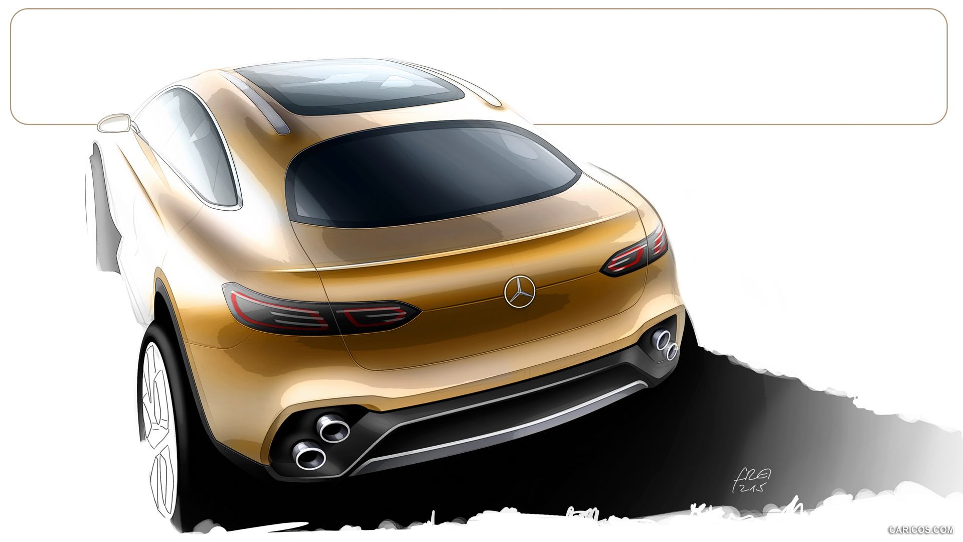 2015 Mercedes-Benz GLC Coupe Concept  - Design Sketch, #15 of 16