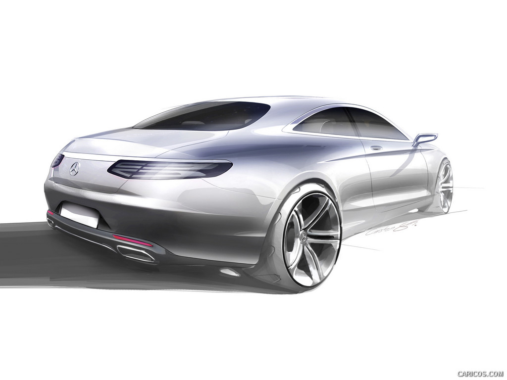 2015 Mercedes-Benz S-Class Coupe  - Design Sketch