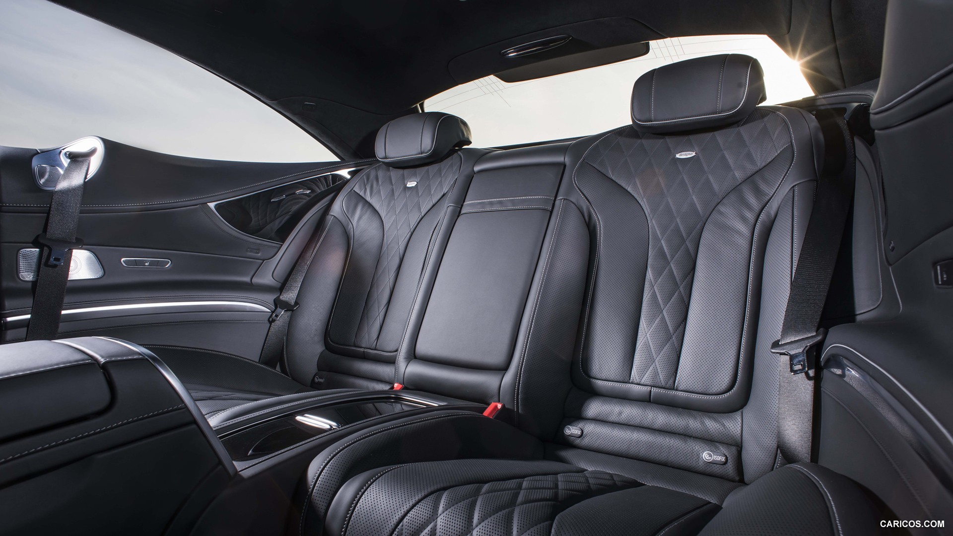 2015 Mercedes-Benz S500 Coupe (UK-Spec)  - Interior Rear Seats, #43 of 45