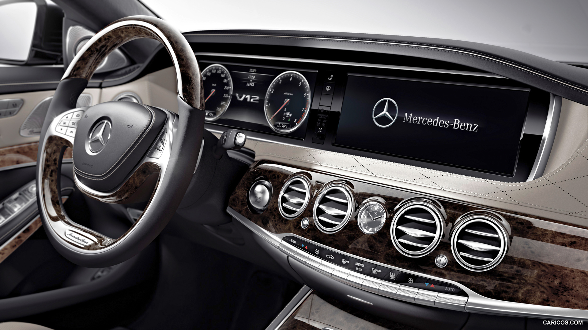 2015 Mercedes-Benz S600 Cockpit - Interior, #8 of 10