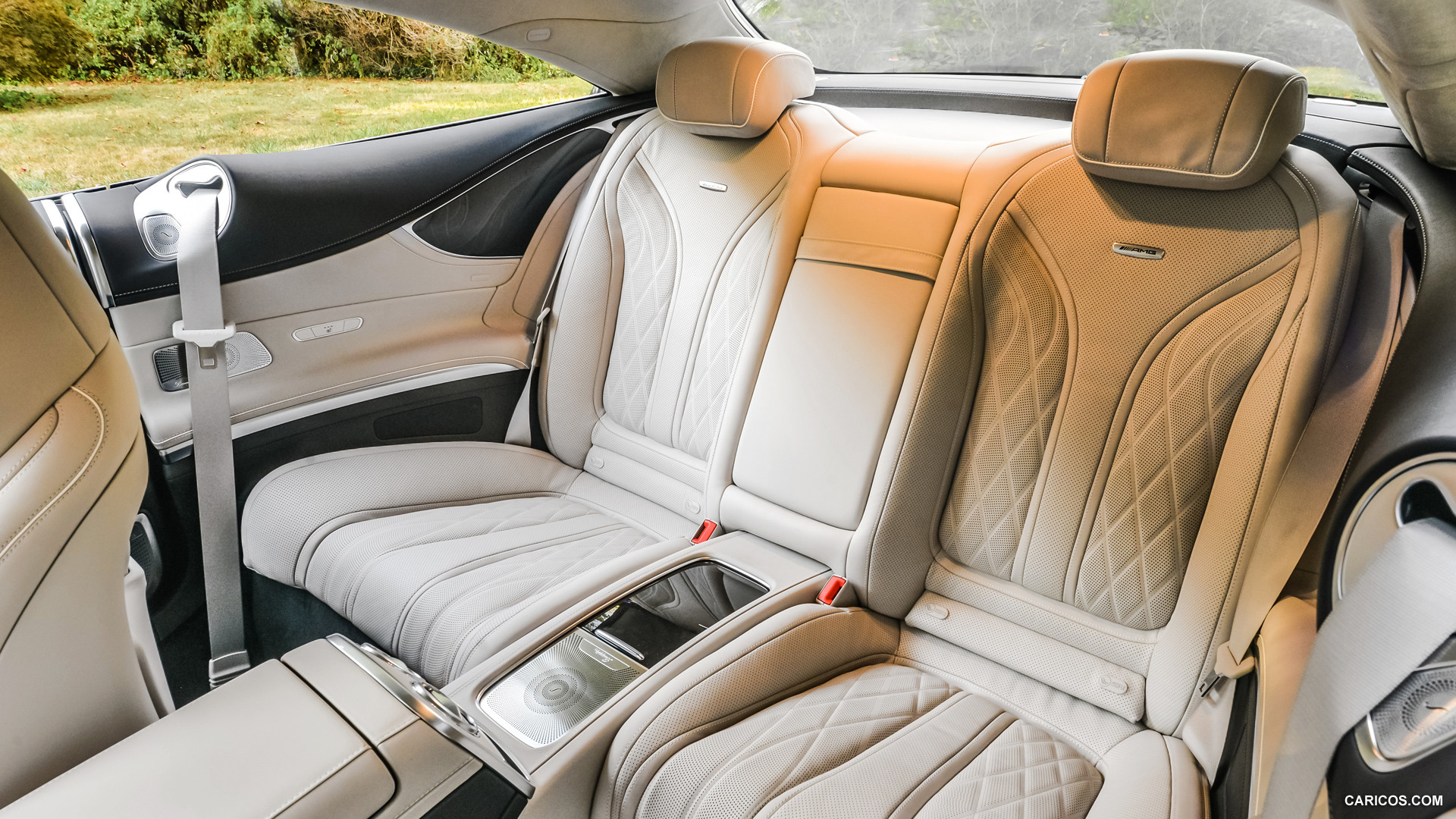 2015 Mercedes-Benz S63 AMG Coupe (US-Spec)  - Interior Rear Seats, #45 of 50