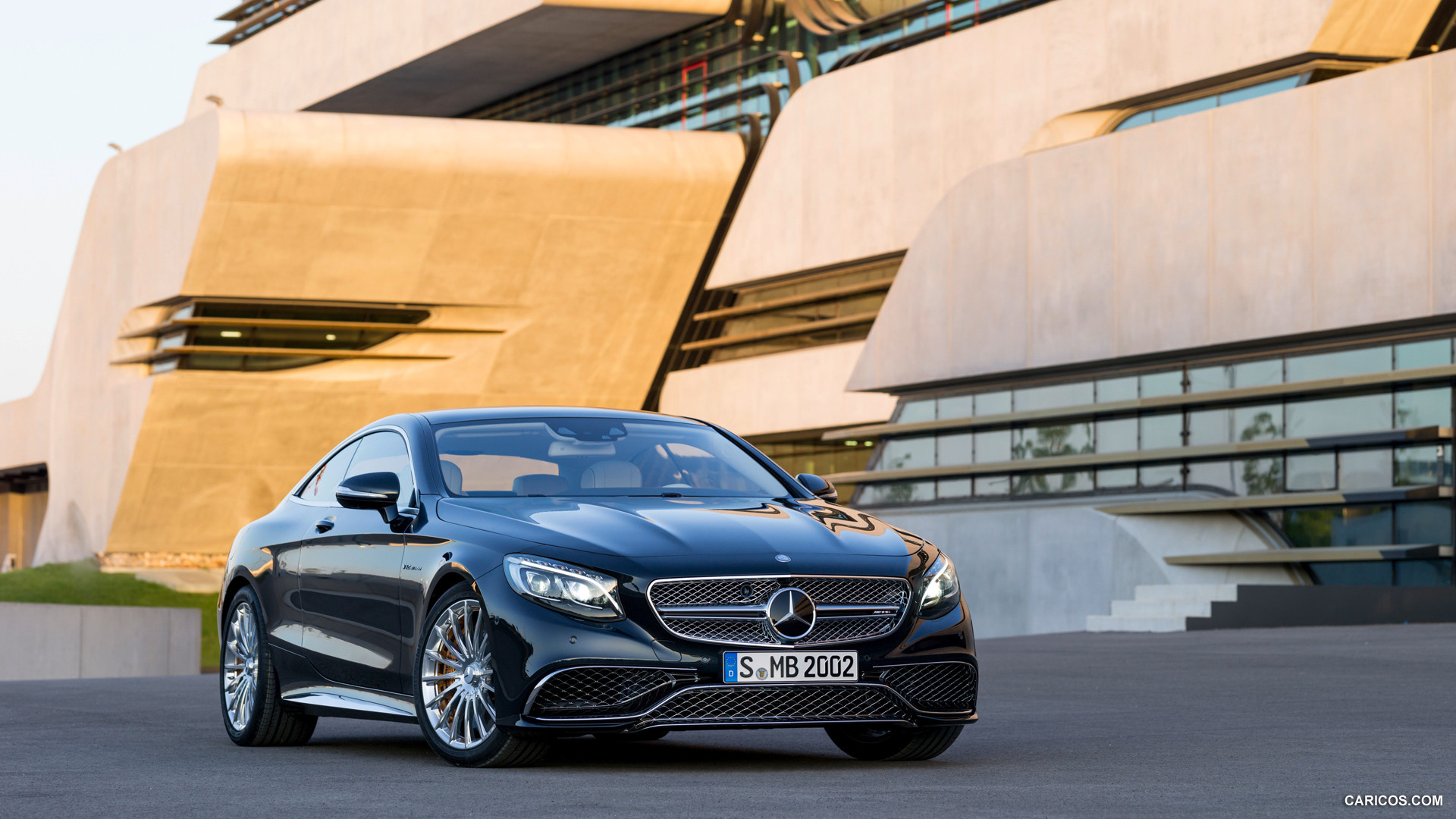 2015 Mercedes-Benz S65 AMG Coupe (Anthracite Blue) - Front, #7 of 101