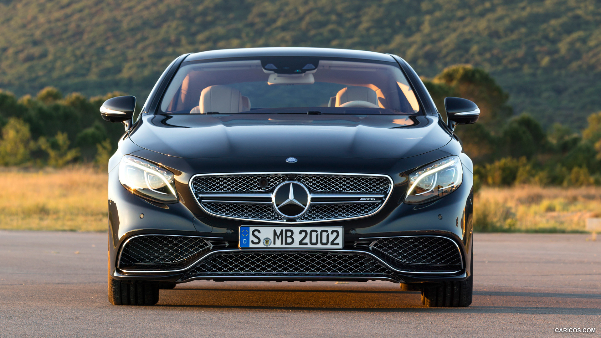 2015 Mercedes-Benz S65 AMG Coupe (Anthracite Blue) - Front, #17 of 101