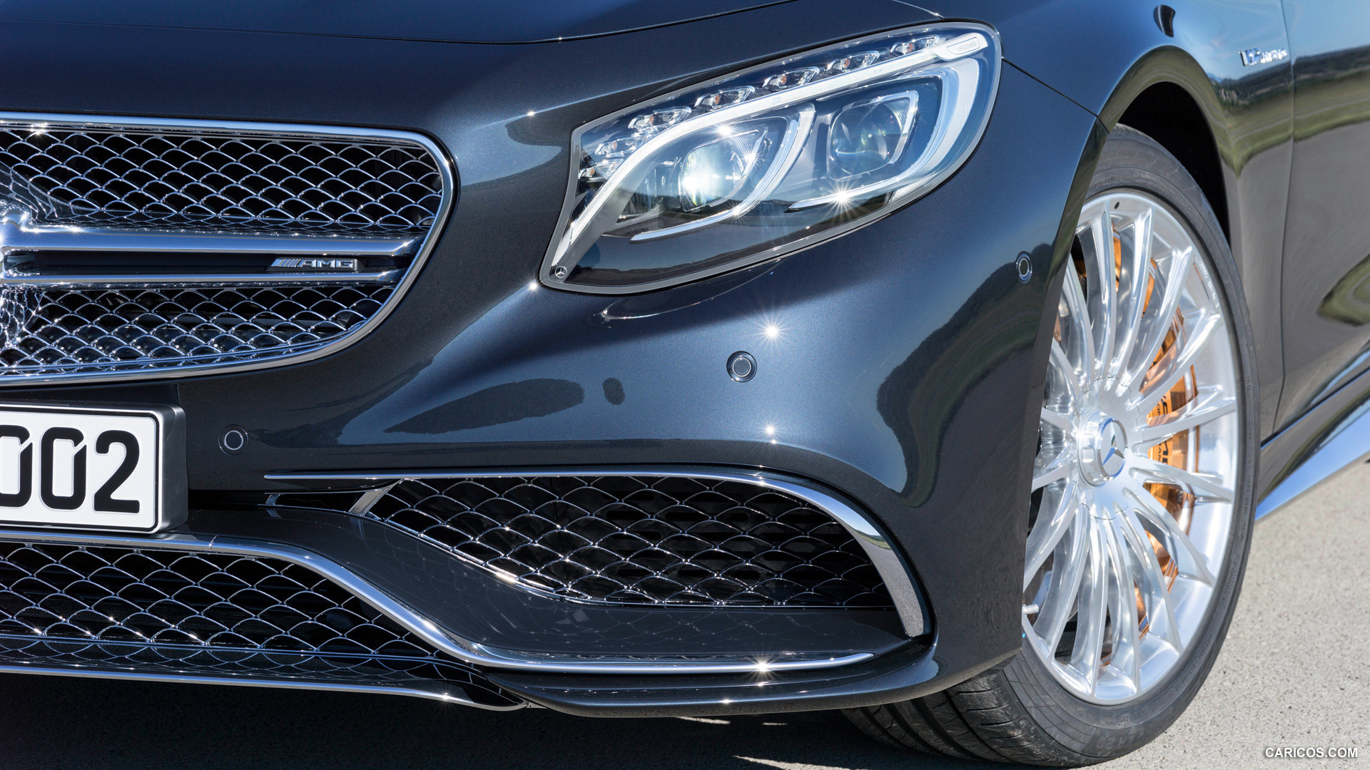 2015 Mercedes-Benz S65 AMG Coupe (Anthracite Blue) - Front Bumper, #19 of 101