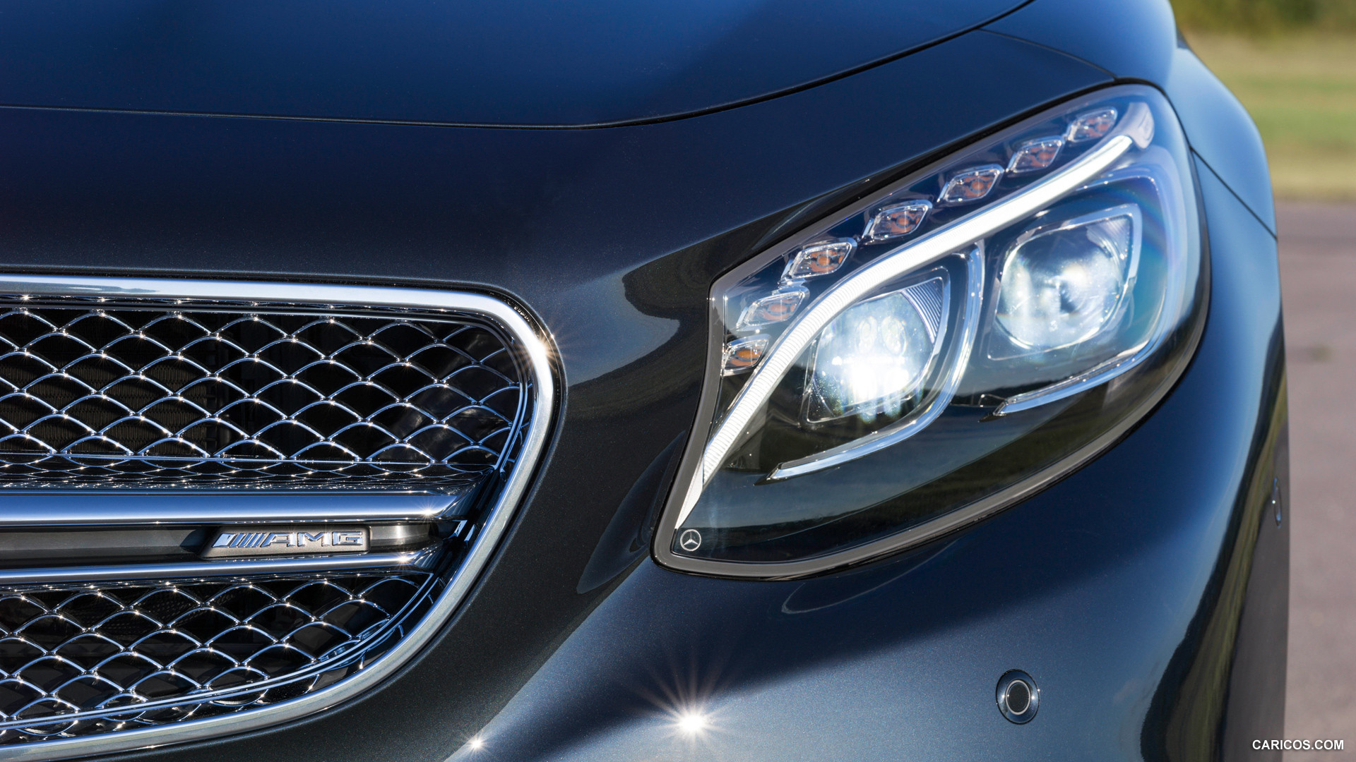 2015 Mercedes-Benz S65 AMG Coupe (Anthracite Blue) - Headlight, #18 of 101