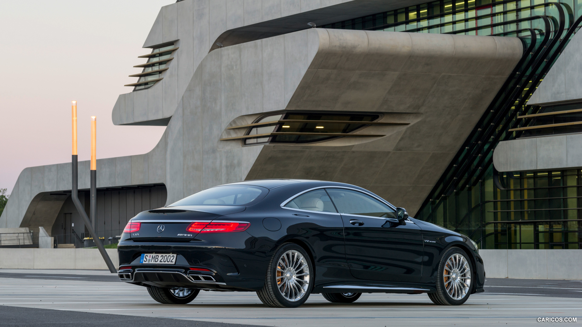 2015 Mercedes-Benz S65 AMG Coupe (Anthracite Blue) - Rear, #12 of 101