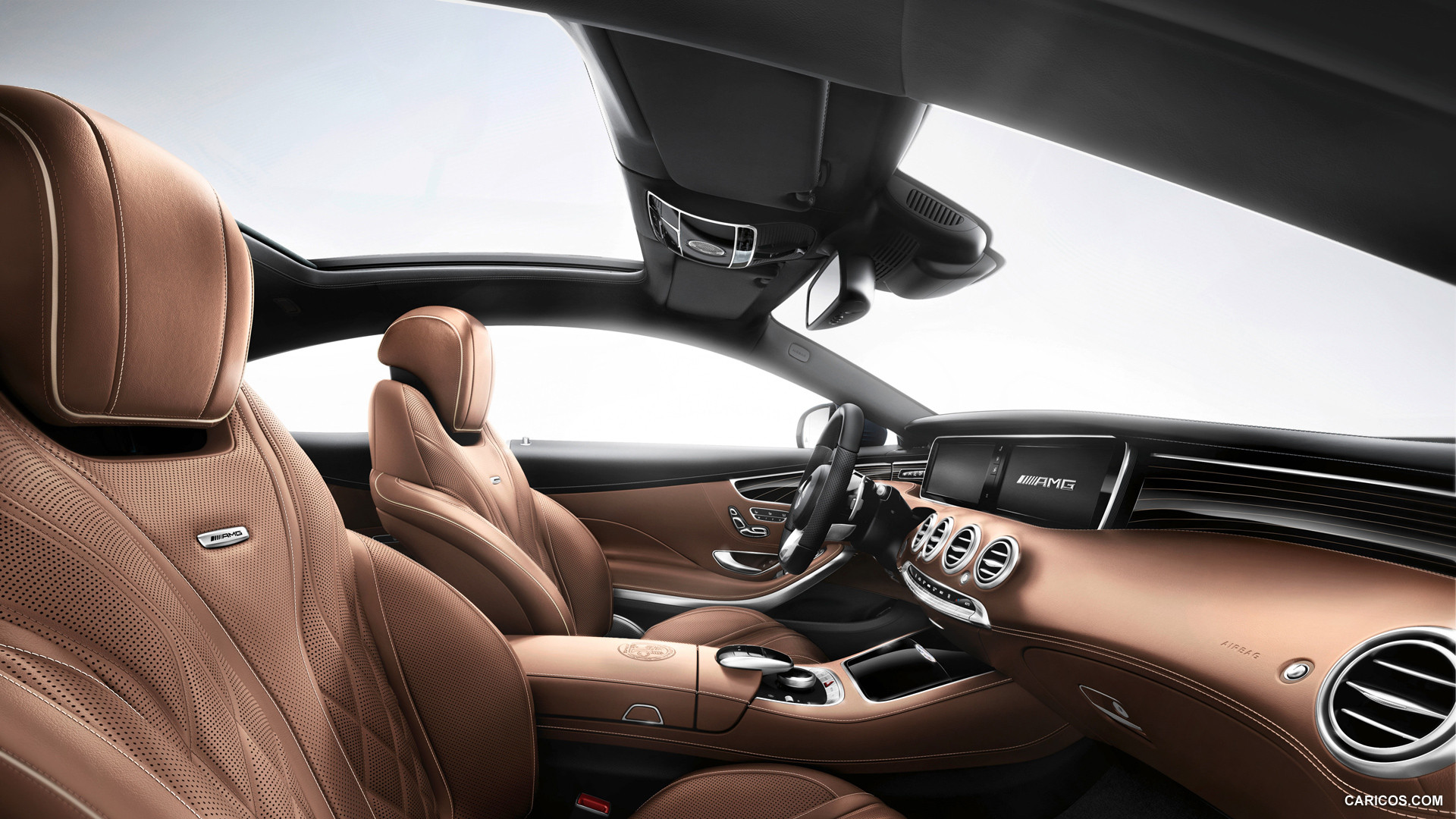 2015 Mercedes-Benz S65 AMG Coupe (Designo Saddle Brown / Black) - Interior, #26 of 101