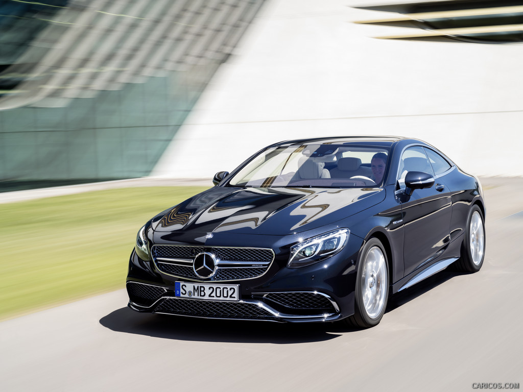 2015 Mercedes-Benz S65 AMG Coupe (Anthracite Blue) - Front