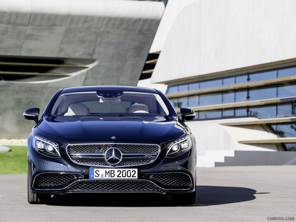 2015 Mercedes-Benz S65 AMG Coupe (Anthracite Blue) - Front