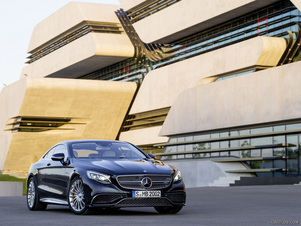 2015 Mercedes-Benz S65 AMG Coupe (Anthracite Blue) - Front