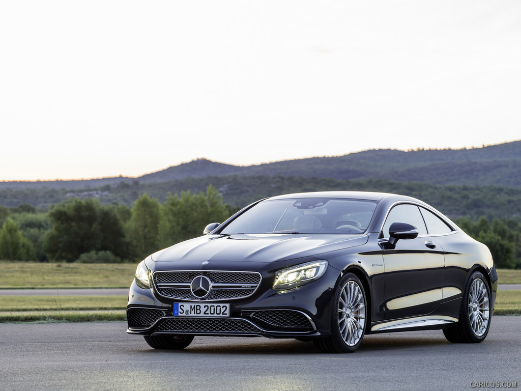 2015 Mercedes-Benz S65 AMG Coupe (Anthracite Blue) - Front