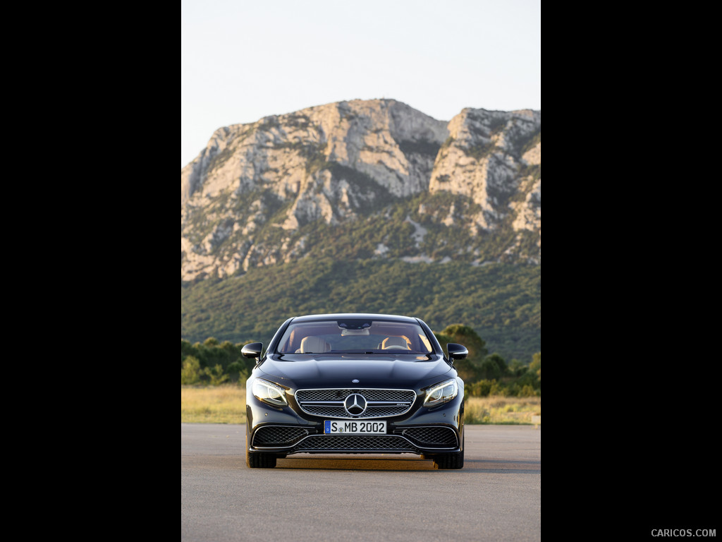 2015 Mercedes-Benz S65 AMG Coupe (Anthracite Blue) - Front