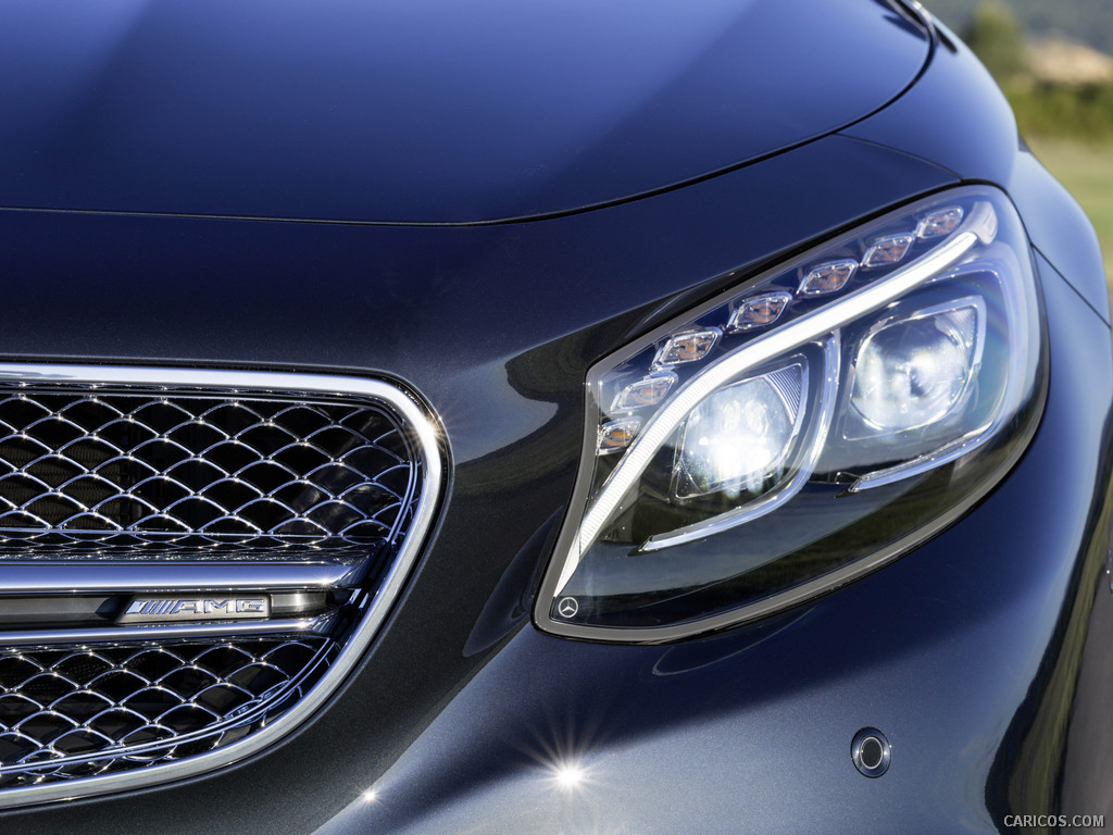 2015 Mercedes-Benz S65 AMG Coupe (Anthracite Blue) - Headlight