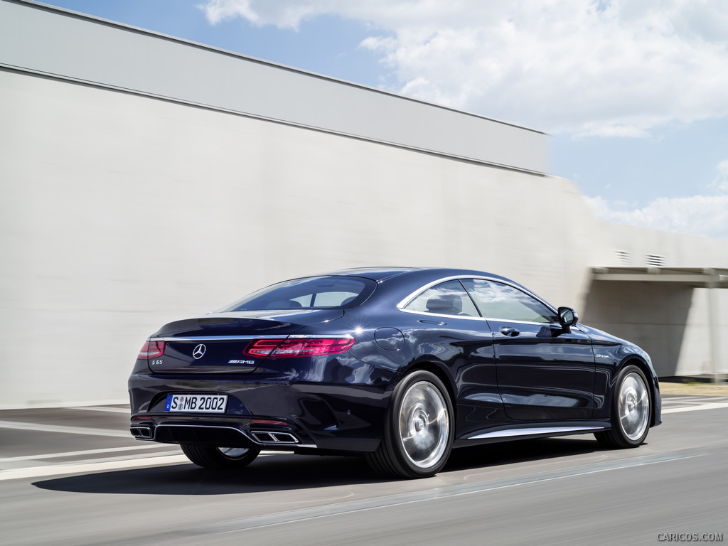 2015 Mercedes-Benz S65 AMG Coupe (Anthracite Blue) - Rear