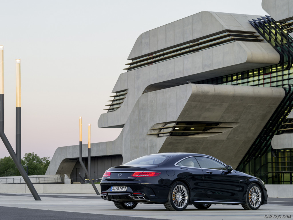 2015 Mercedes-Benz S65 AMG Coupe (Anthracite Blue) - Rear