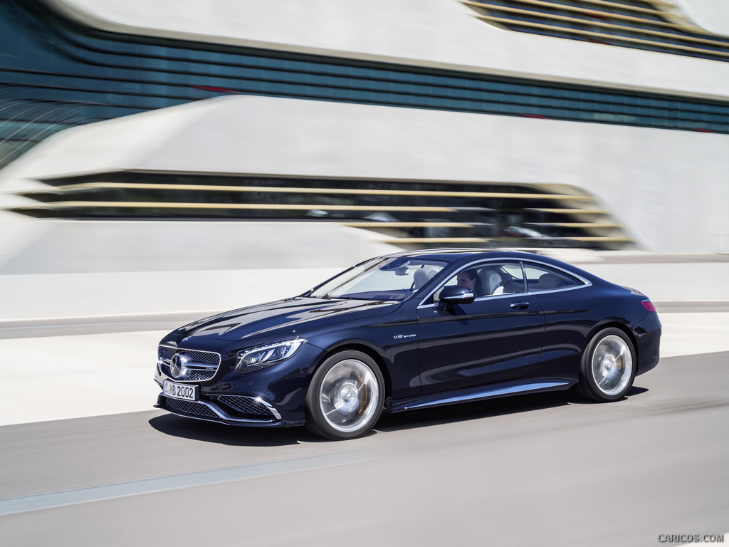 2015 Mercedes-Benz S65 AMG Coupe (Anthracite Blue) - Side